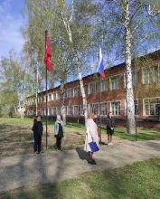 Школьная жизнь - Церемония поднятия Государственного флага Российской Федерации