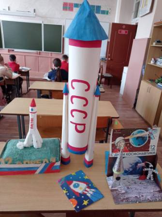 Школьная жизнь - День космонавтики в 4б классе
