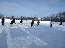 Зимние - Всемирный День снега. Товарищеская встреча по хоккею