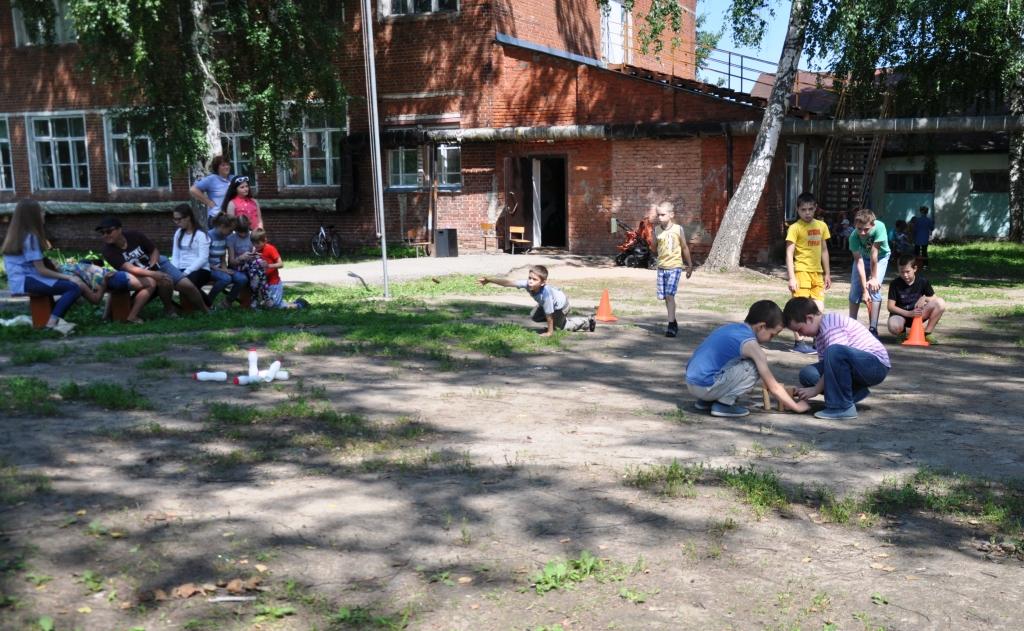 Летние каникулы 2016-2017 учебный год - "Городки» в пришкольном лагере